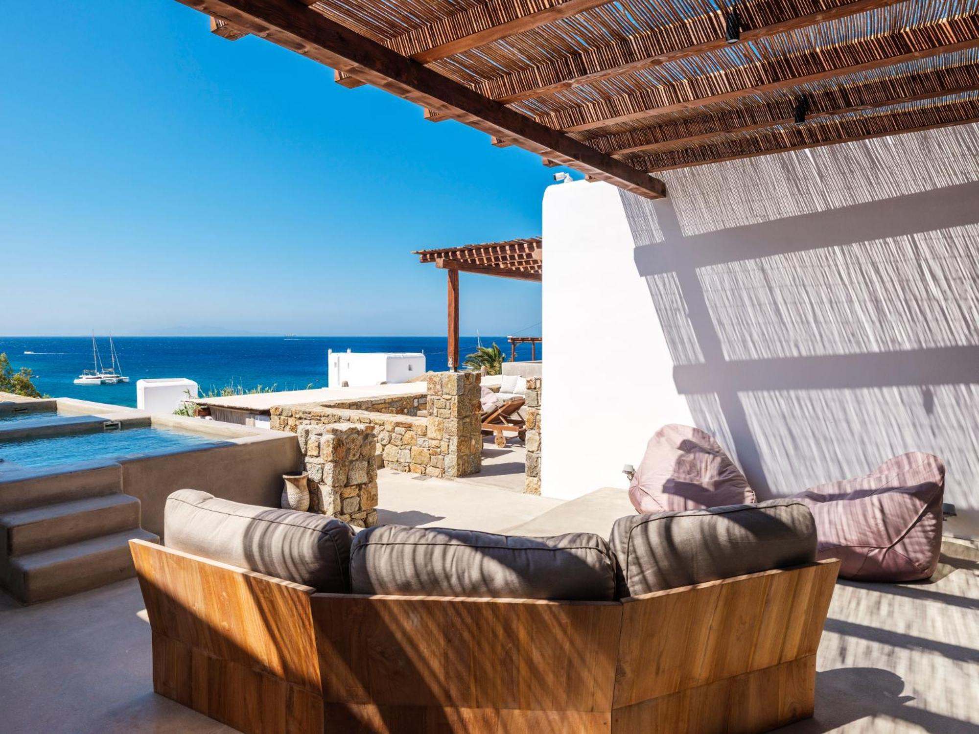 Trinity Mykonos - Beachfront Villa Platys Gialos  Eksteriør bilde